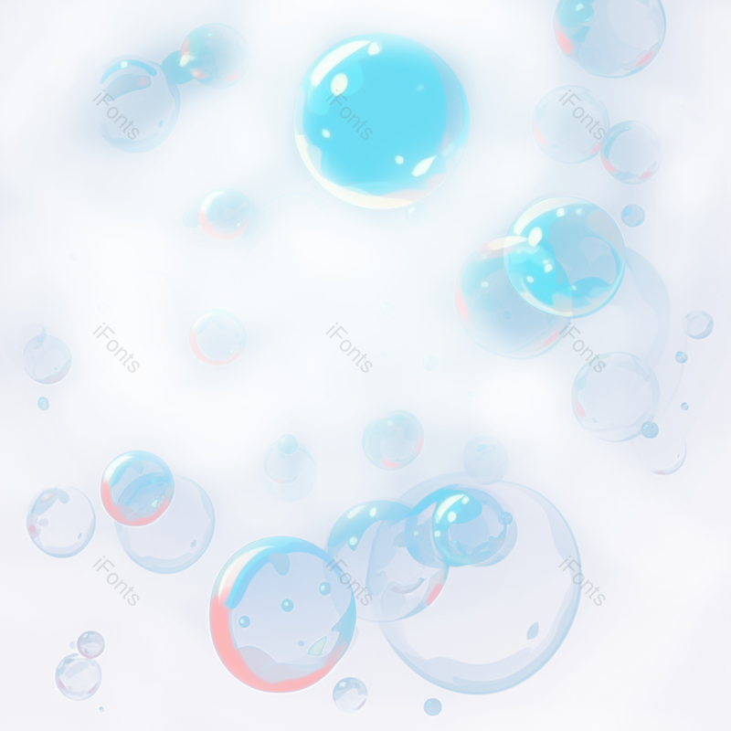 唯美图片,海洋元素,绚丽PNG,透明泡泡免抠素材